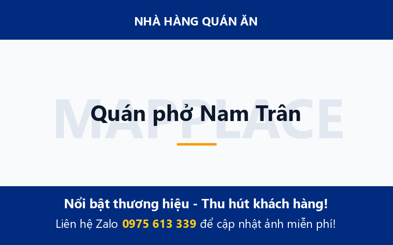 Quán phở Nam Trân