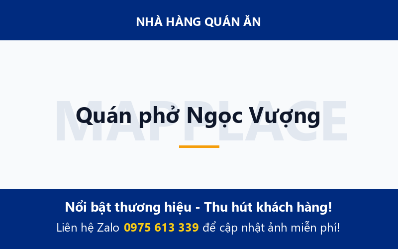 Quán phở Ngọc Vượng