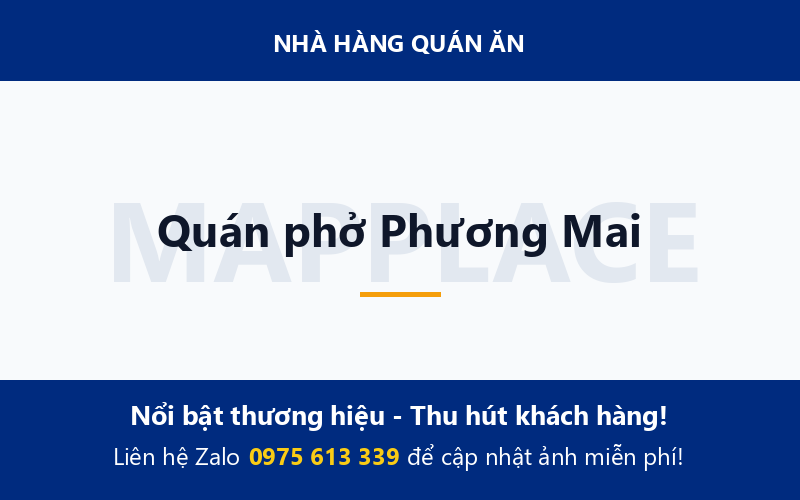 Quán phở Phương Mai