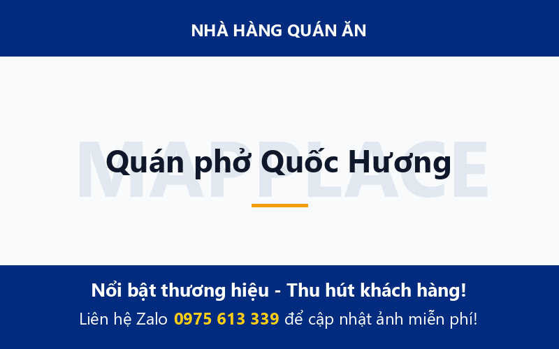 Quán phở Quốc Hương