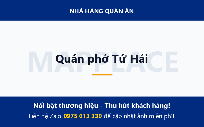 Quán phở Tứ Hải