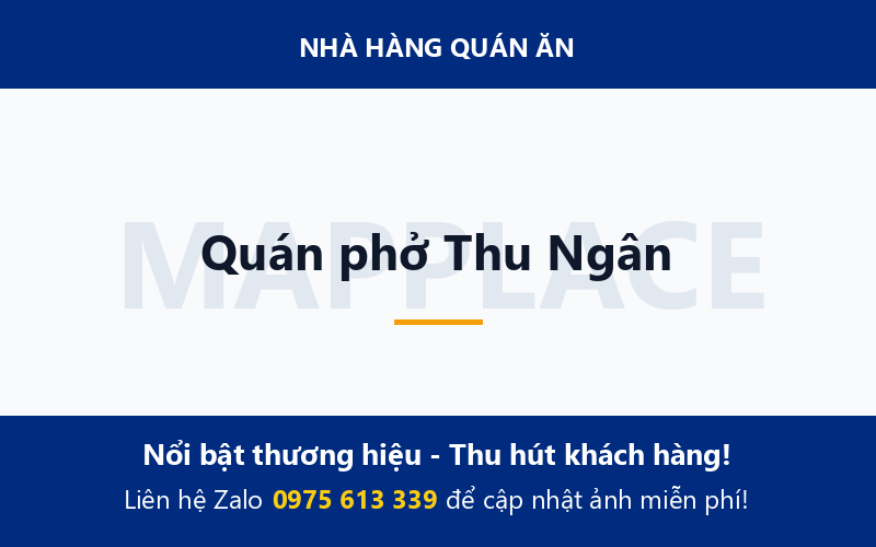 Quán phở Thu Ngân