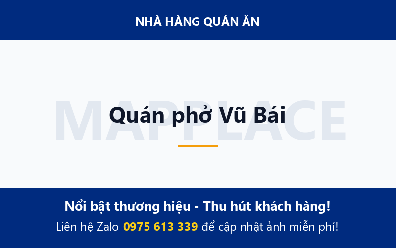 Quán phở Vũ Bái