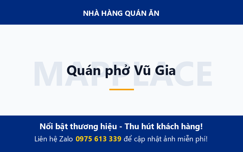 Quán phở Vũ Gia