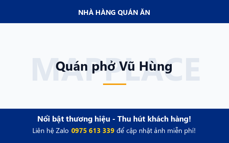 Quán phở Vũ Hùng