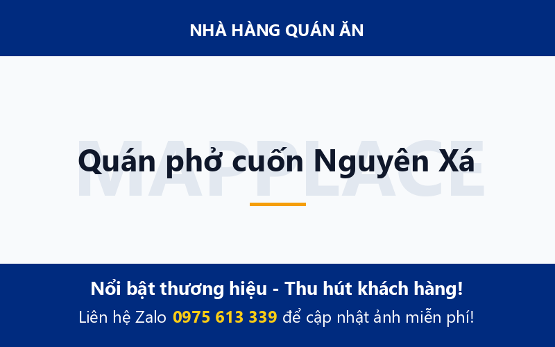 Quán phở cuốn Nguyên Xá