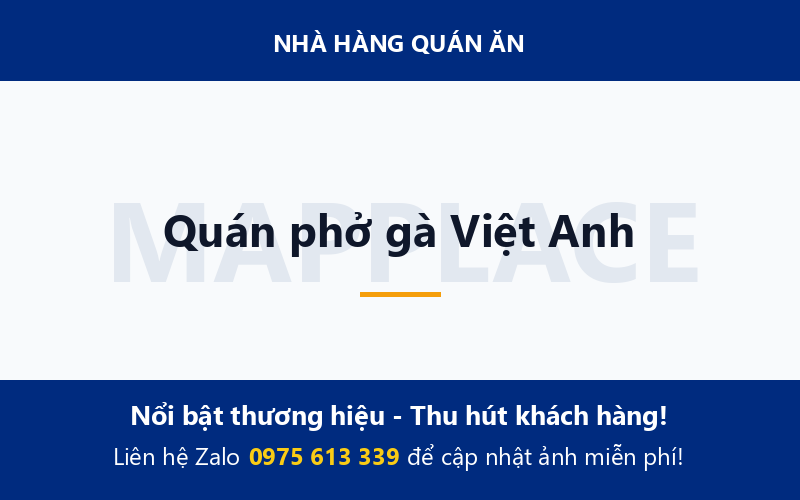 Quán phở gà Việt Anh