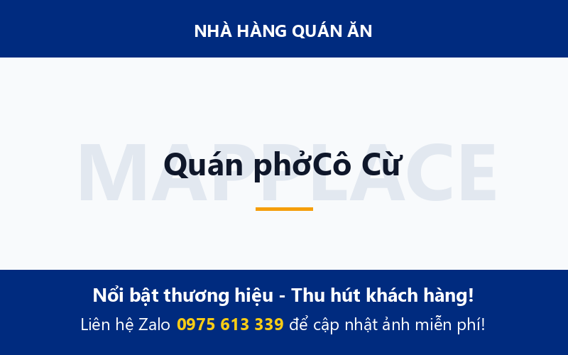 Quán phởCô Cừ