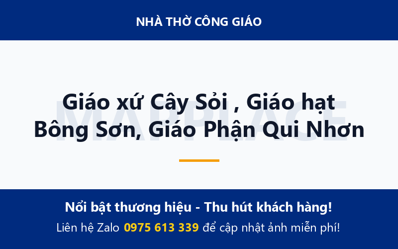 Giáo xứ Cây Sỏi , Giáo hạt Bông Sơn, Giáo Phận Qui Nhơn