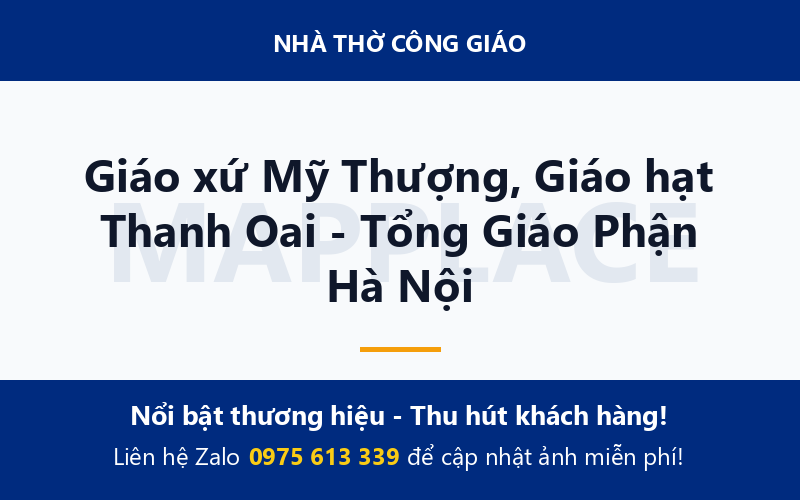 Giáo xứ Mỹ Thượng, Giáo hạt Thanh Oai - Tổng Giáo Phận Hà Nội