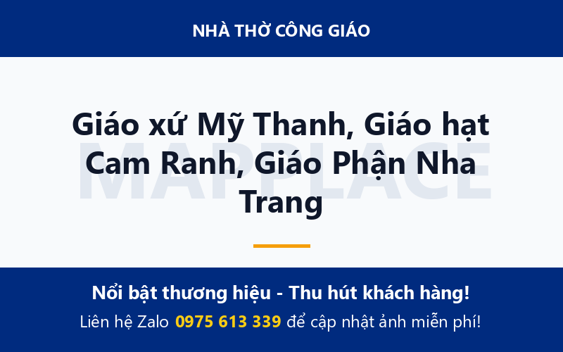 Giáo xứ Mỹ Thanh, Giáo hạt Cam Ranh, Giáo Phận Nha Trang