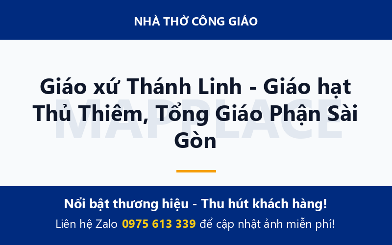 Giáo xứ Thánh Linh - Giáo hạt Thủ Thiêm, Tổng Giáo Phận Sài Gòn
