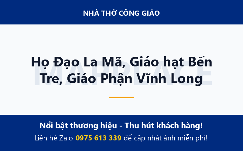 Họ Đạo La Mã, Giáo hạt Bến Tre, Giáo Phận Vĩnh Long