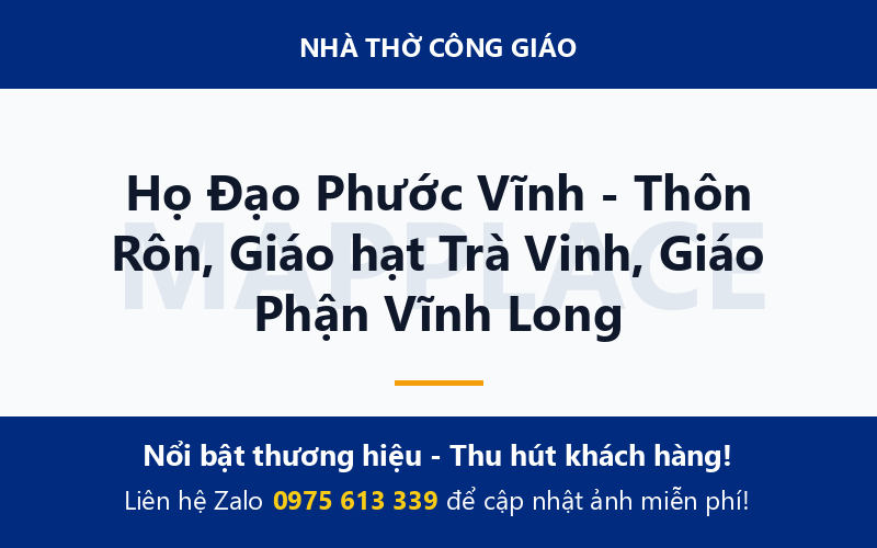 Họ Đạo Phước Vĩnh - Thôn Rôn, Giáo hạt Trà Vinh, Giáo Phận Vĩnh Long