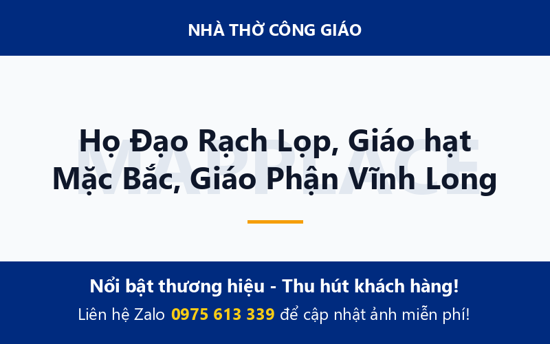 Họ Đạo Rạch Lọp, Giáo hạt Mặc Bắc, Giáo Phận Vĩnh Long