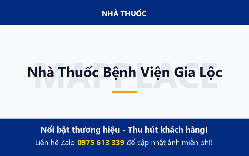 Nhà Thuốc Bệnh Viện Gia Lộc