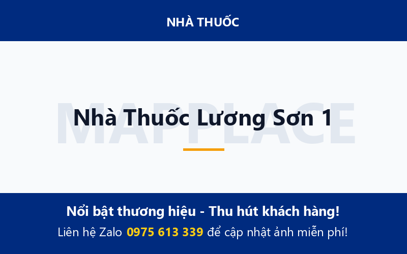Nhà Thuốc Lương Sơn 1