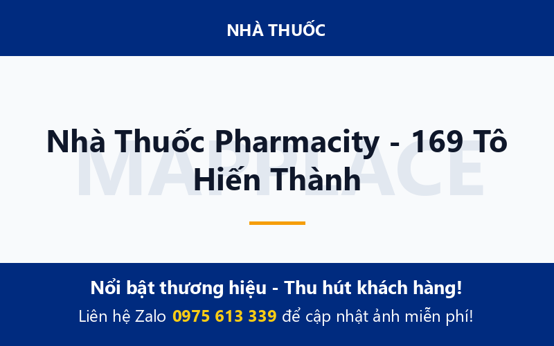 Nhà Thuốc Pharmacity - 169 Tô Hiến Thành
