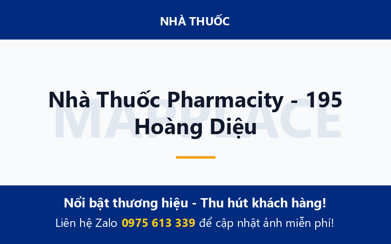 Nhà Thuốc Pharmacity - 195 Hoàng Diệu