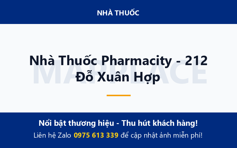Nhà Thuốc Pharmacity - 212 Đỗ Xuân Hợp
