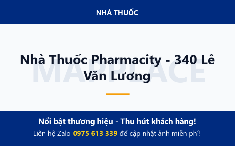 Nhà Thuốc Pharmacity - 340 Lê Văn Lương