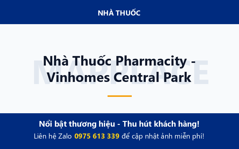 Nhà Thuốc Pharmacity - Vinhomes Central Park