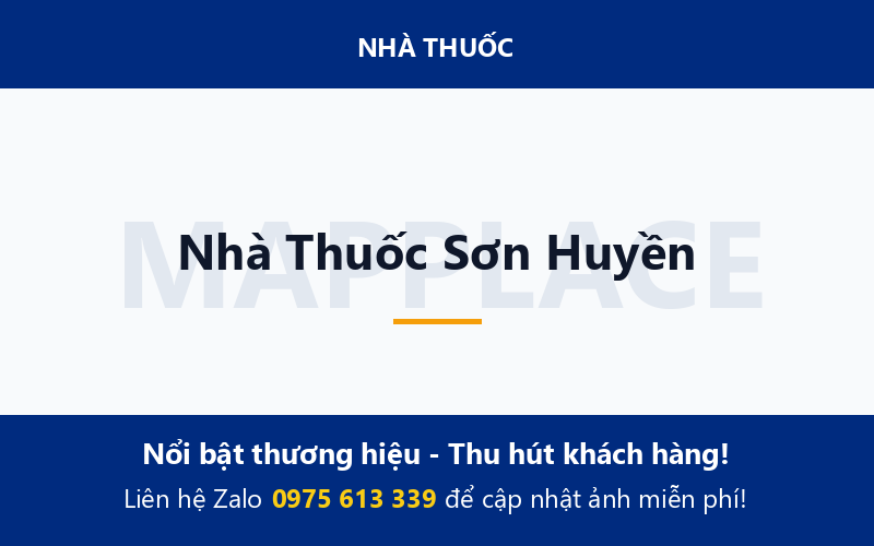 Nhà Thuốc Sơn Huyền