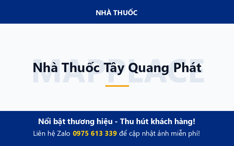 Nhà Thuốc Tây Quang Phát