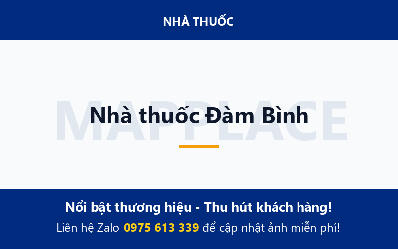 Nhà thuốc Đàm Bình