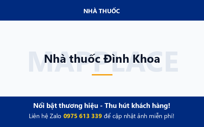 Nhà thuốc Đình Khoa