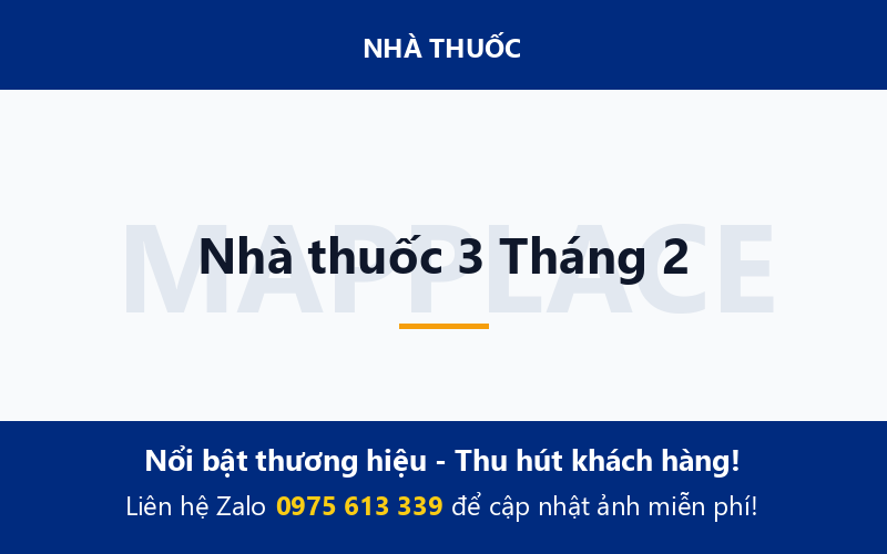 Nhà thuốc 3 Tháng 2