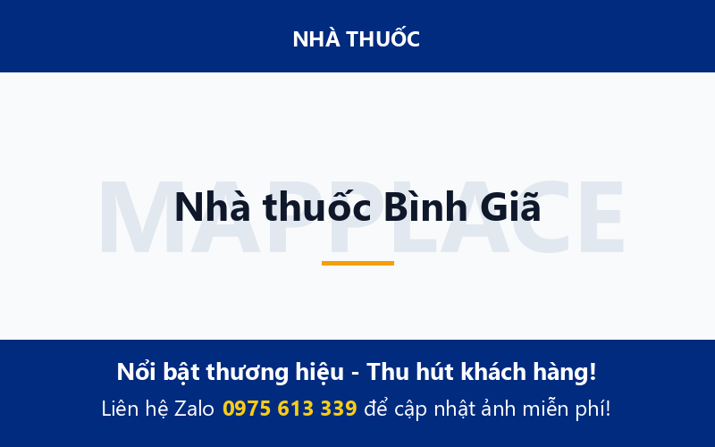Nhà thuốc Bình Giã