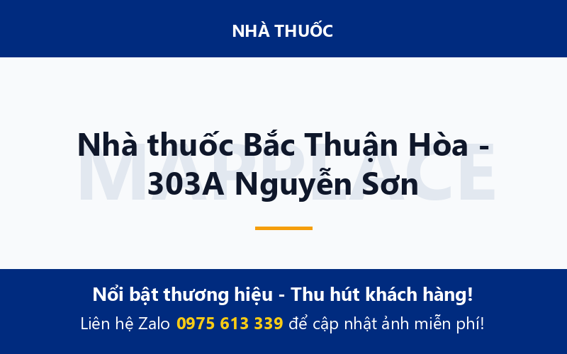 Nhà thuốc Bắc Thuận Hòa - 303A Nguyễn Sơn