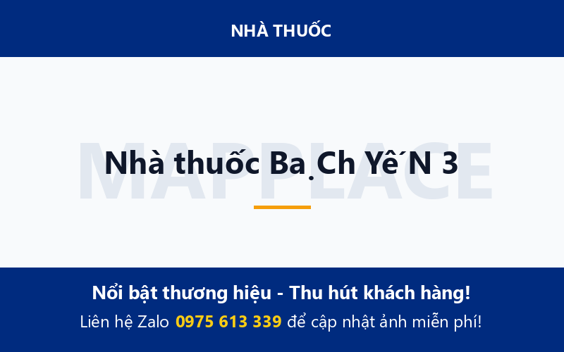 Nhà thuốc BạCh YếN 3