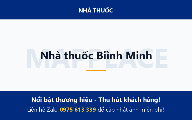 Nhà thuốc Biình Minh