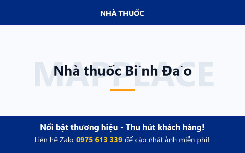 Nhà thuốc Bình Đào