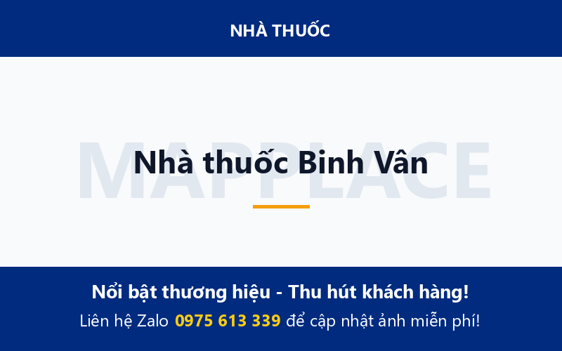 Nhà thuốc Binh Vân