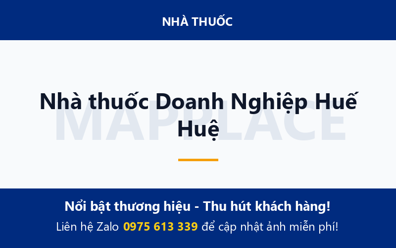 Nhà thuốc Doanh Nghiệp Huế Huệ