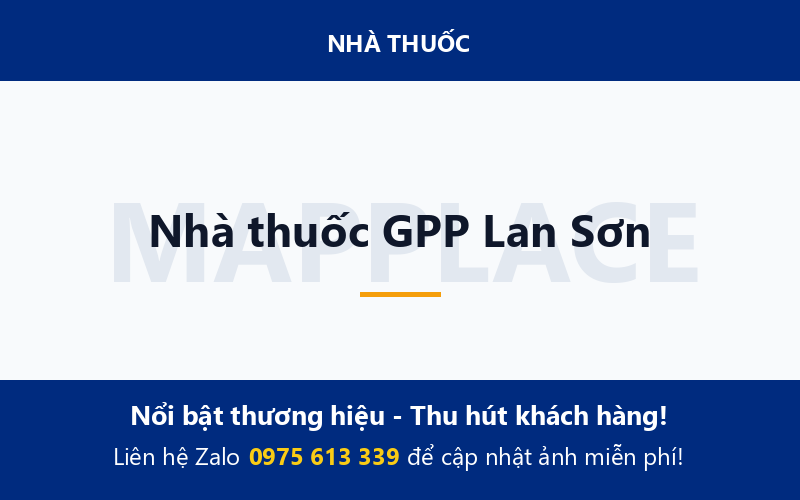 Nhà thuốc GPP Lan Sơn