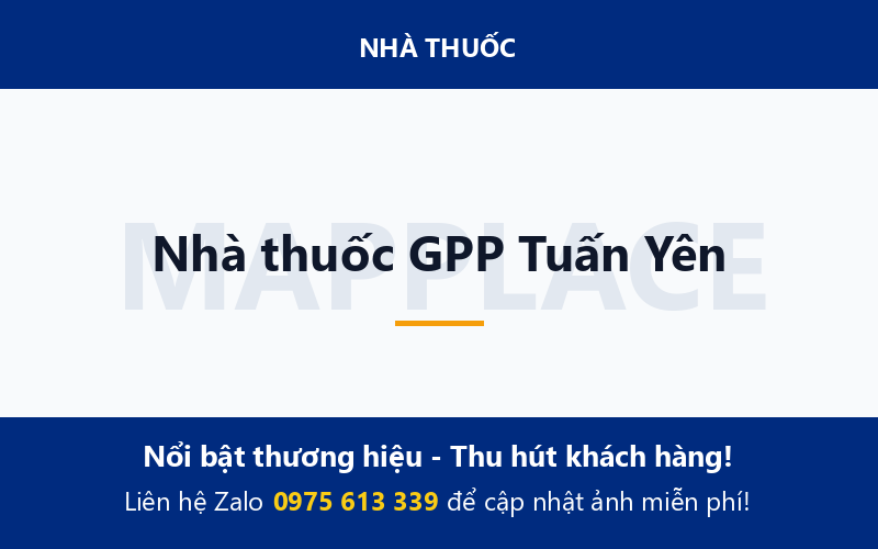Nhà thuốc GPP Tuấn Yên
