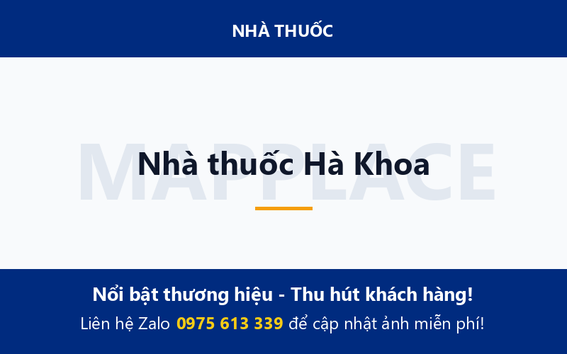 Nhà thuốc Hà Khoa