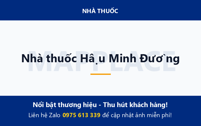 Nhà thuốc Hậu Minh Đường