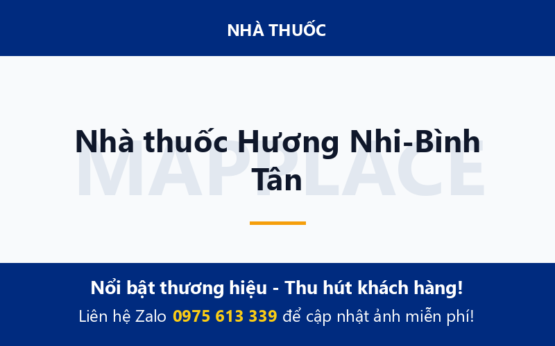Nhà thuốc Hương Nhi-Bình Tân