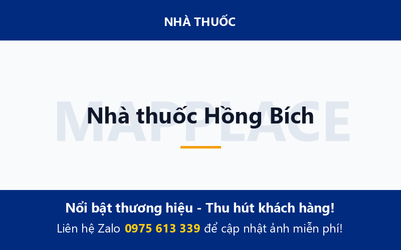 Nhà thuốc Hồng Bích