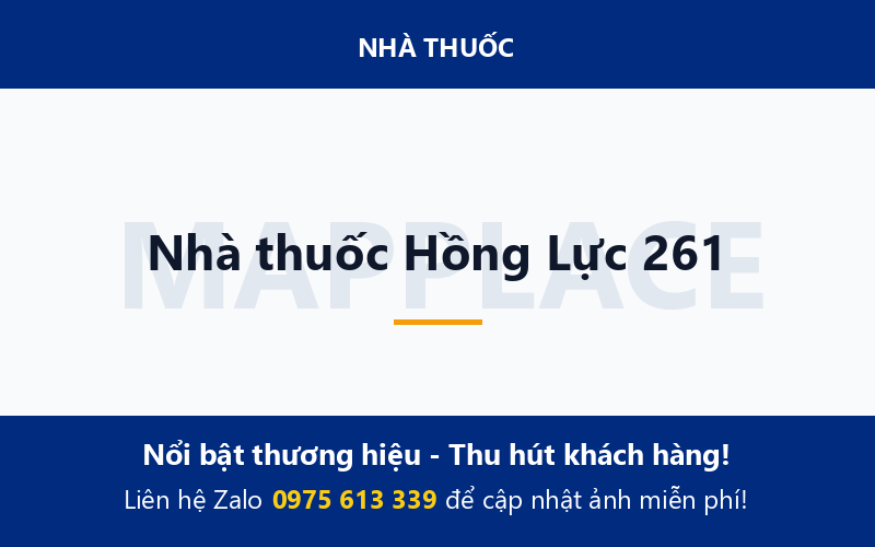 Nhà thuốc Hồng Lực 261