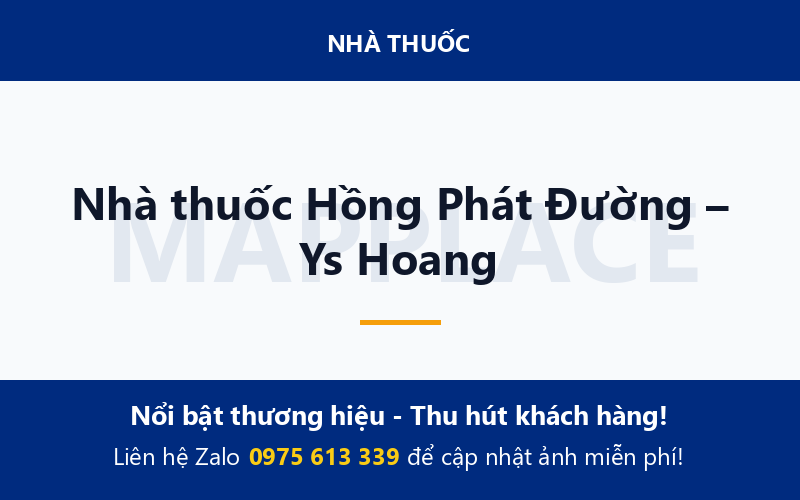 Nhà thuốc Hồng Phát Đường – Ys Hoang