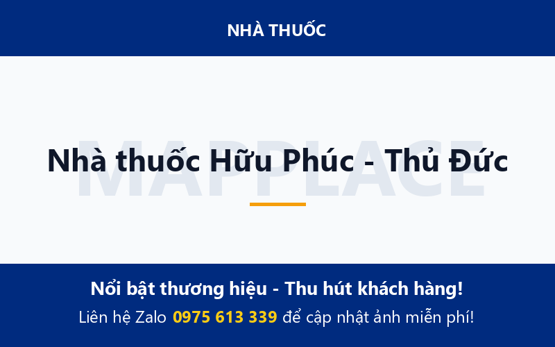 Nhà thuốc Hữu Phúc - Thủ Đức