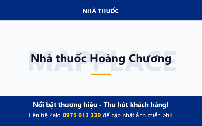 Nhà thuốc Hoàng Chương