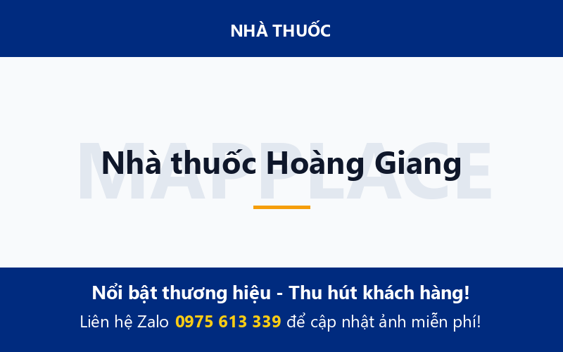 Nhà thuốc Hoàng Giang