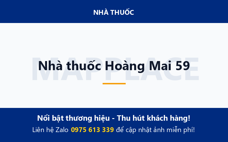 Nhà thuốc Hoàng Mai 59